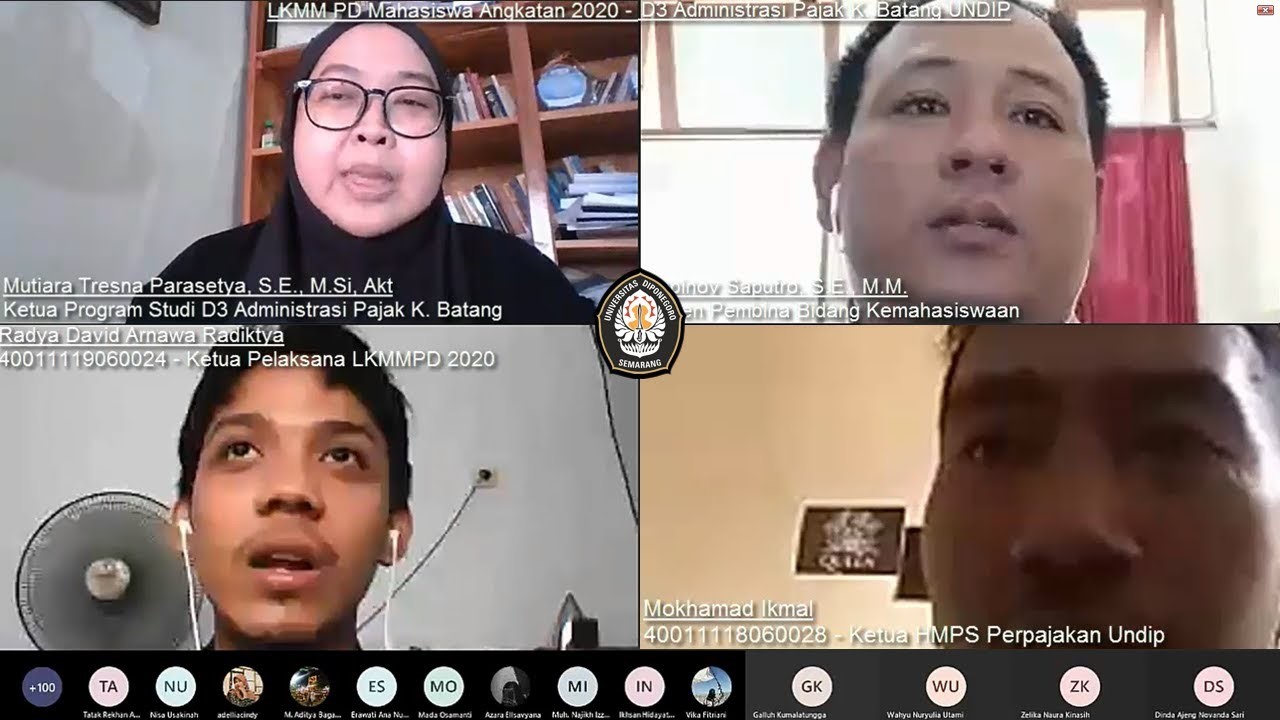 Kegiatan Kemahasiswaan LKMM PD Program Studi D3 Administrasi Pajak K Batang