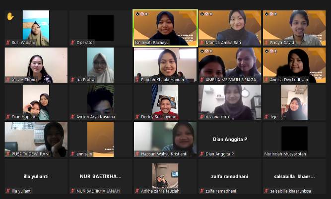 HIMA PAJAK GELAR ACARA WEBINAR SHARING SUCCESS STORIES WITH ALUMNI